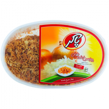 پیاز سرخ شده خلالی ریز پاکر 200 گرمی